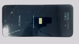 Motorola Moto G Play XT2413V Cellphone (Blue 64GB 4GB) Tracfone CRACKED