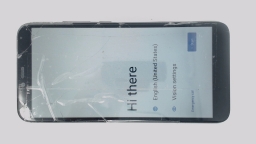 Foxx A56 Cellphone (Black 16GB 2GB) Unknown Carrier CRACKED/SCRATCHED