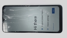 T-Mobile REVVL 7 TMRV075G Cellphone (White 128GB 6GB) MetroPCS CRACKED