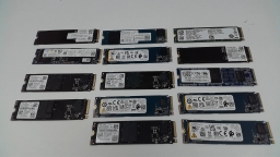LOT OF 14 PCS of 256GB M.2 NVMe SSD Drive Gen4x4 2280 TESTED Various Brands