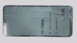 TCL K24 T434D Cellphone (Black 64GB 4GB) Tracfone SingleSIM CRACKED