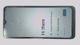 Wingtech REVVL 7 TMRV075G Cellphone (White 128GB 6GB) MetroPCS CRACKED