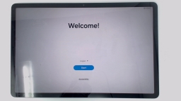 Samsung Galaxy Tab S7 FE 5G SM-T738U 12.4" Tablet (Gray 64GB4GB) AT&T CRACKED