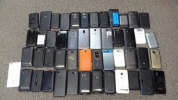 Lot of 49 Untested Older Mixed Brand Smartphones Cell Phones