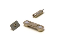 Gold Button Set For iPhone 5S Volume, Silent/Mute Switch Power on/off